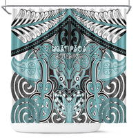 Aotearoa Iwi Ngati Paoa Shower Curtain Maori Kowhaiwhai Pattern