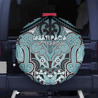 Aotearoa Iwi Ngati Paoa Spare Tire Cover Maori Kowhaiwhai Pattern
