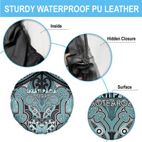 Aotearoa Iwi Ngati Paoa Spare Tire Cover Maori Kowhaiwhai Pattern