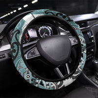 Aotearoa Iwi Ngati Paoa Steering Wheel Cover Maori Kowhaiwhai Pattern