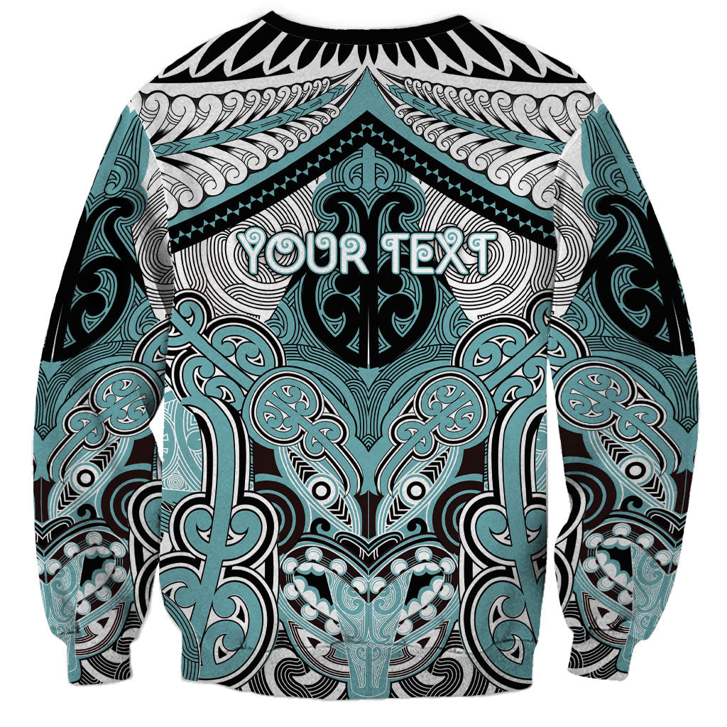 Aotearoa Iwi Ngati Paoa Personalised Sweatshirt Maori Kowhaiwhai Pattern