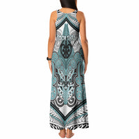 Aotearoa Iwi Ngati Paoa Personalised Tank Maxi Dress Maori Kowhaiwhai Pattern