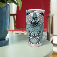 Aotearoa Iwi Ngati Paoa Personalised Tumbler Cup Maori Kowhaiwhai Pattern