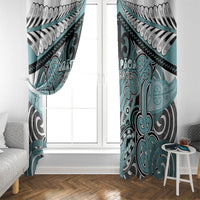 Aotearoa Iwi Ngati Paoa Window Curtain Maori Kowhaiwhai Pattern