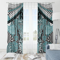 Aotearoa Iwi Ngati Paoa Window Curtain Maori Kowhaiwhai Pattern