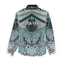 Aotearoa Iwi Ngati Paoa Personalised Women Casual Shirt Maori Kowhaiwhai Pattern
