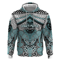 Aotearoa Iwi Ngati Paoa Personalised Zip Hoodie Maori Kowhaiwhai Pattern