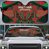 Aotearoa Iwi Ngati Hine Auto Sun Shade Maori Kowhaiwhai Pattern