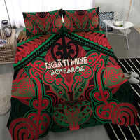 Aotearoa Iwi Ngati Hine Bedding Set Maori Kowhaiwhai Pattern