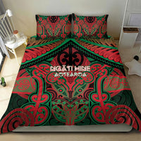 Aotearoa Iwi Ngati Hine Bedding Set Maori Kowhaiwhai Pattern