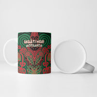 Aotearoa Iwi Ngati Hine Personalised Ceramic Mug Maori Kowhaiwhai Pattern