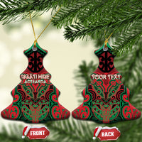 Aotearoa Iwi Ngati Hine Personalised Ceramic Ornament Maori Kowhaiwhai Pattern