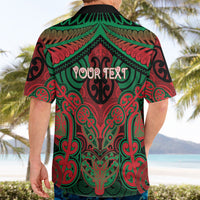 Aotearoa Iwi Ngati Hine Personalised Hawaiian Shirt Maori Kowhaiwhai Pattern