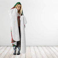 Aotearoa Iwi Ngati Hine Hooded Blanket Maori Kowhaiwhai Pattern
