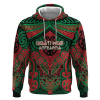 Aotearoa Iwi Ngati Hine Personalised Hoodie Maori Kowhaiwhai Pattern
