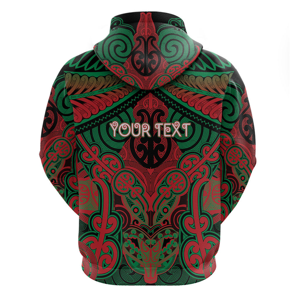 Aotearoa Iwi Ngati Hine Personalised Hoodie Maori Kowhaiwhai Pattern