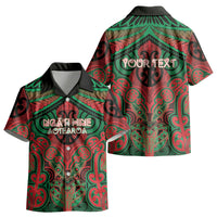 Aotearoa Iwi Ngati Hine Personalised Kid Hawaiian Shirt Maori Kowhaiwhai Pattern