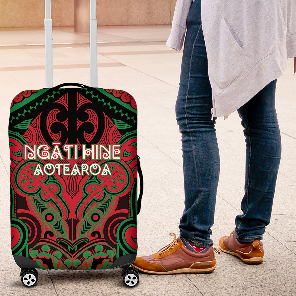 Aotearoa Iwi Ngati Hine Luggage Cover Maori Kowhaiwhai Pattern