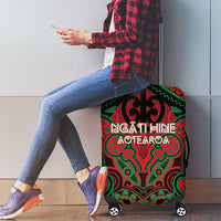 Aotearoa Iwi Ngati Hine Luggage Cover Maori Kowhaiwhai Pattern
