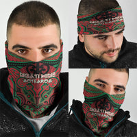 Aotearoa Iwi Ngati Hine Neck Gaiter Maori Kowhaiwhai Pattern