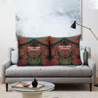 Aotearoa Iwi Ngati Hine Pillow Cover Maori Kowhaiwhai Pattern