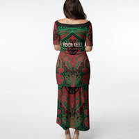 Aotearoa Iwi Ngati Hine Personalised Puletasi Maori Kowhaiwhai Pattern