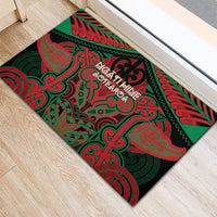 Aotearoa Iwi Ngati Hine Rubber Doormat Maori Kowhaiwhai Pattern