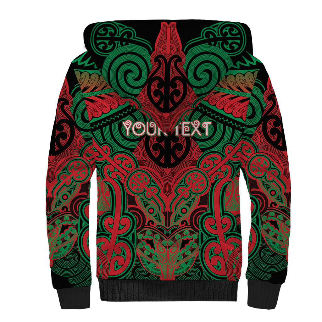 Aotearoa Iwi Ngati Hine Personalised Sherpa Hoodie Maori Kowhaiwhai Pattern