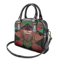 Aotearoa Iwi Ngati Hine Shoulder Handbag Maori Kowhaiwhai Pattern
