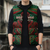 Aotearoa Iwi Ngati Hine Personalised Sleeveless Puffer Jacket Maori Kowhaiwhai Pattern