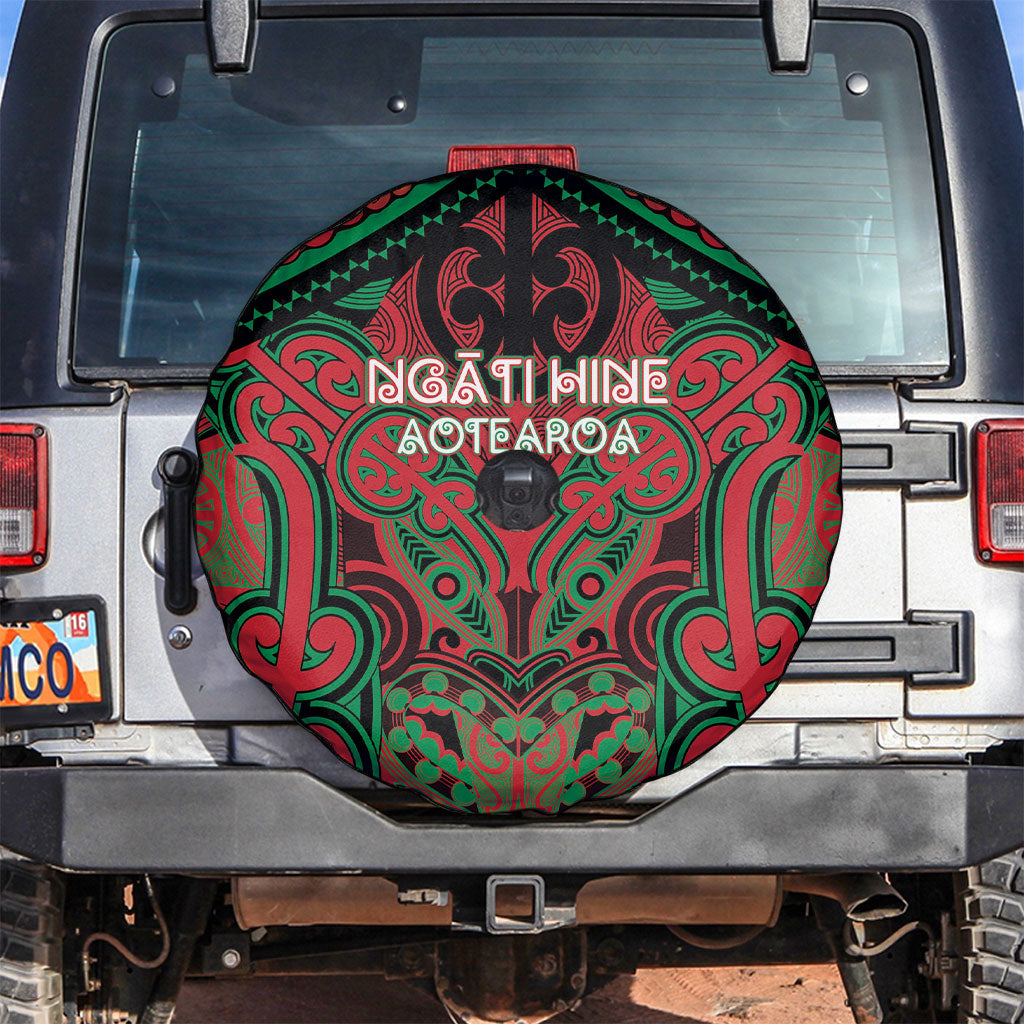 Aotearoa Iwi Ngati Hine Spare Tire Cover Maori Kowhaiwhai Pattern