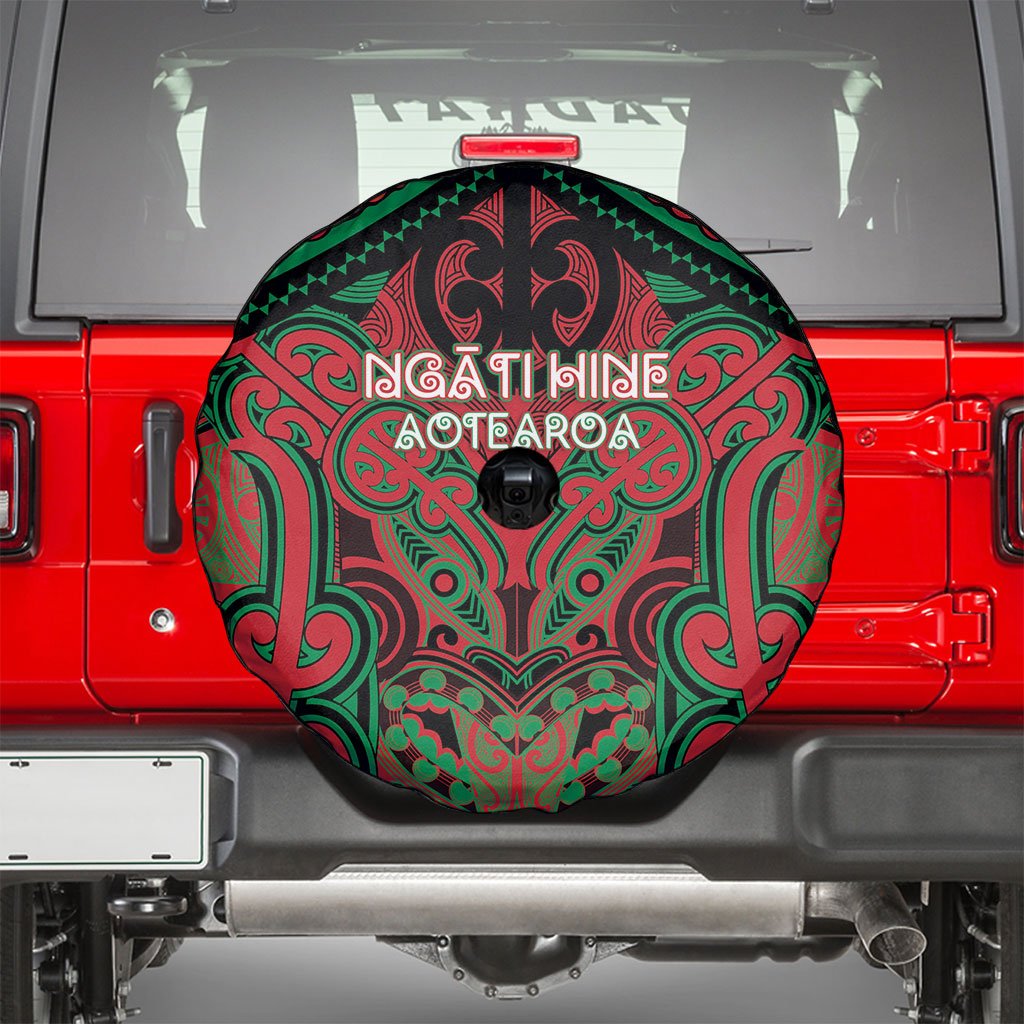 Aotearoa Iwi Ngati Hine Spare Tire Cover Maori Kowhaiwhai Pattern
