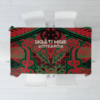 Aotearoa Iwi Ngati Hine Tablecloth Maori Kowhaiwhai Pattern