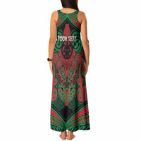 Aotearoa Iwi Ngati Hine Personalised Tank Maxi Dress Maori Kowhaiwhai Pattern
