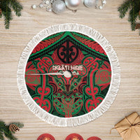 Aotearoa Iwi Ngati Hine Tree Skirt Maori Kowhaiwhai Pattern