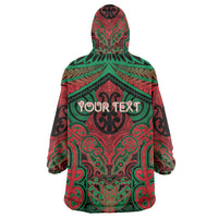 Aotearoa Iwi Ngati Hine Personalised Wearable Blanket Hoodie Maori Kowhaiwhai Pattern