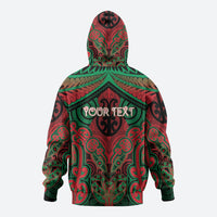 Aotearoa Iwi Ngati Hine Personalised Zip Hoodie Maori Kowhaiwhai Pattern