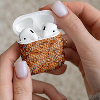 Brown Hawaii Palaka Cowboy AirPods Case Hawaiian Paniolo Festival Spirit