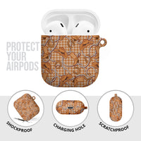 Brown Hawaii Palaka Cowboy AirPods Case Hawaiian Paniolo Festival Spirit