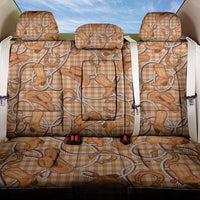Brown Hawaii Palaka Cowboy Back Car Seat Cover Hawaiian Paniolo Festival Spirit