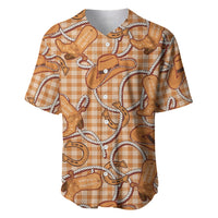Brown Hawaii Palaka Cowboy Baseball Jersey Hawaiian Paniolo Festival Spirit