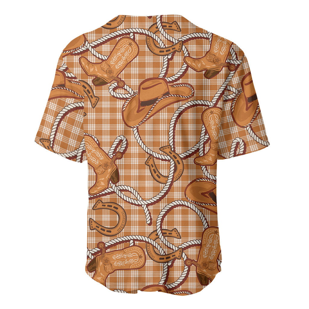 Brown Hawaii Palaka Cowboy Baseball Jersey Hawaiian Paniolo Festival Spirit