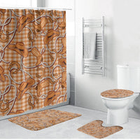 Brown Hawaii Palaka Cowboy Bathroom Set Hawaiian Paniolo Festival Spirit