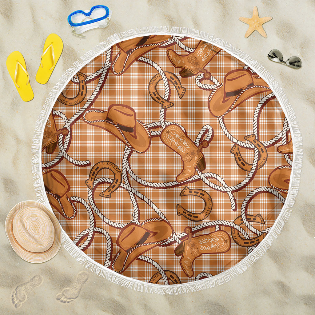 Brown Hawaii Palaka Cowboy Beach Blanket Hawaiian Paniolo Festival Spirit