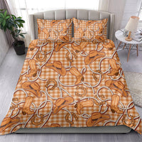 Brown Hawaii Palaka Cowboy Bedding Set Hawaiian Paniolo Festival Spirit