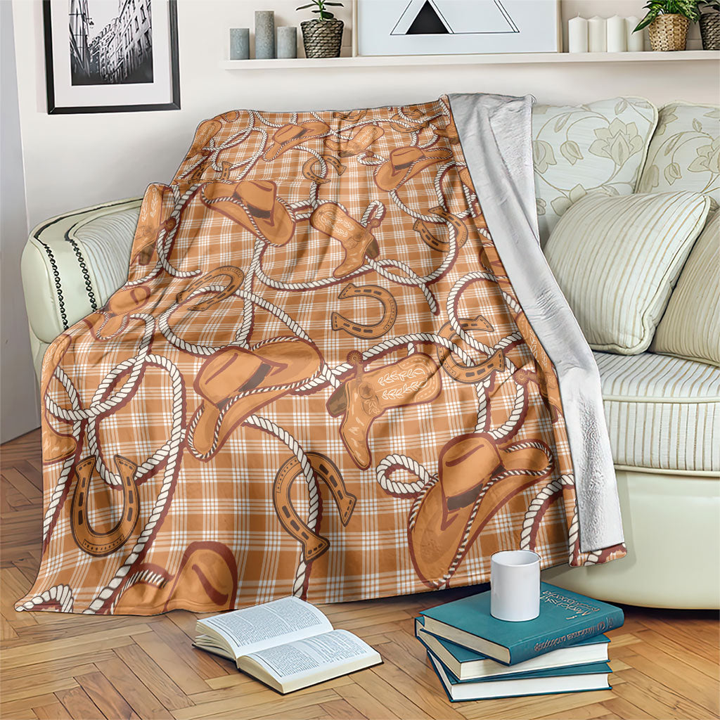 Brown Hawaii Palaka Cowboy Blanket Hawaiian Paniolo Festival Spirit
