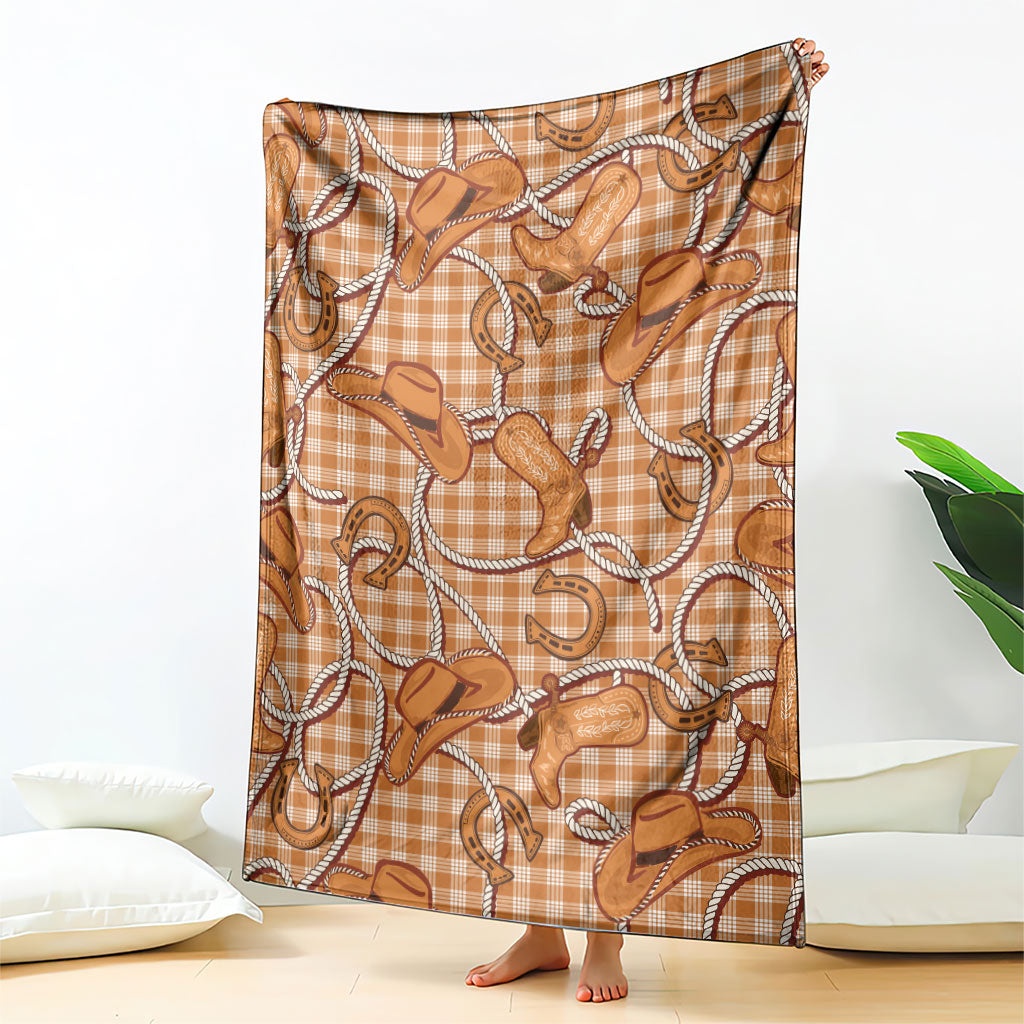 Brown Hawaii Palaka Cowboy Blanket Hawaiian Paniolo Festival Spirit