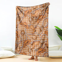 Brown Hawaii Palaka Cowboy Blanket Hawaiian Paniolo Festival Spirit