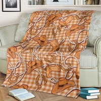 Brown Hawaii Palaka Cowboy Blanket Hawaiian Paniolo Festival Spirit