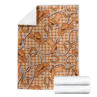 Brown Hawaii Palaka Cowboy Blanket Hawaiian Paniolo Festival Spirit